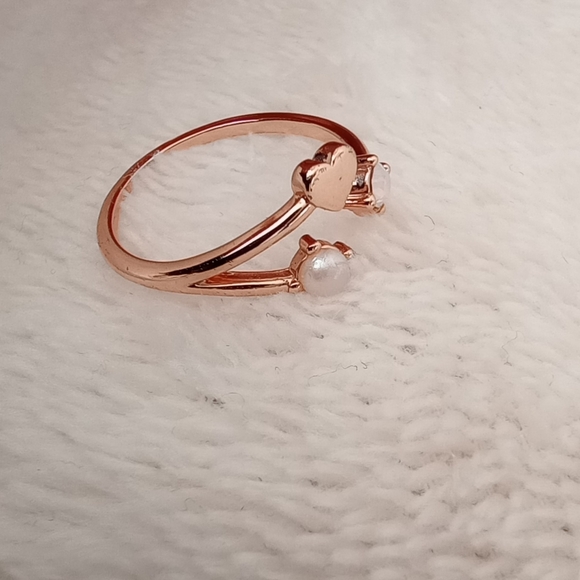 NWT Set of Rose Gold necklace and ring from Pura Vida - Picture 5 of 5